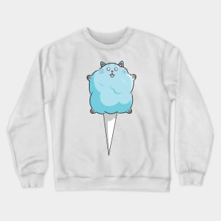 Cotton Candy Cat Crewneck Sweatshirt